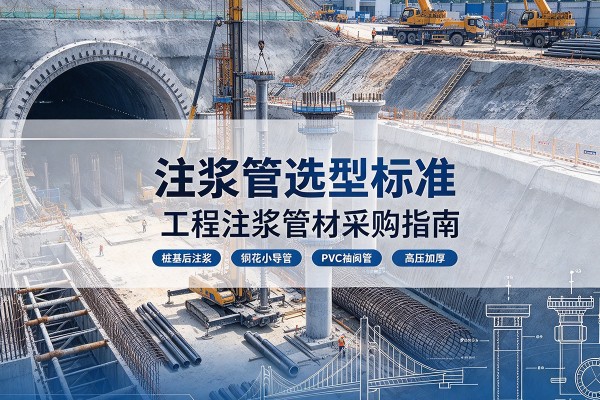 崇义注浆管选型标准