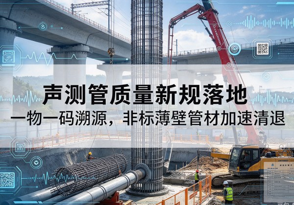 崇义声测管质量新规落地，一物一码溯源，非标薄壁管材加速清退