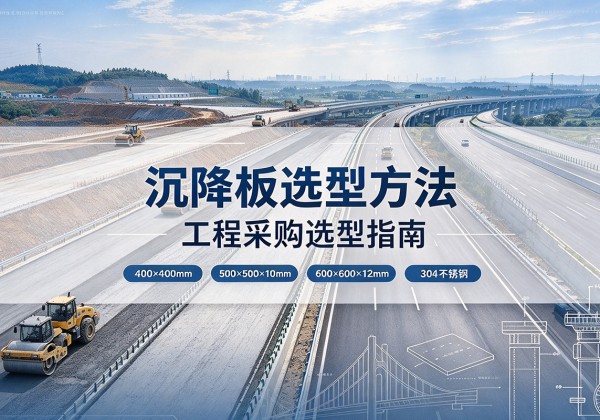 崇义沉降板选择方法